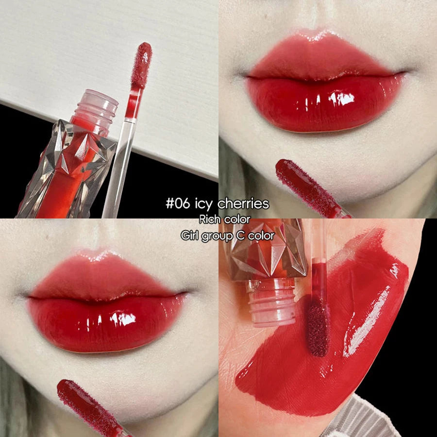 Lip gloss con tono bajo en color